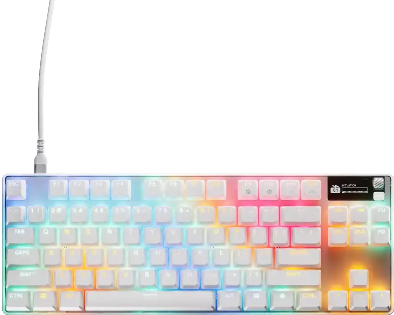 SteelSeries Apex Pro TKL Gen 3 Gaming Toetsenbord Qwerty Wit