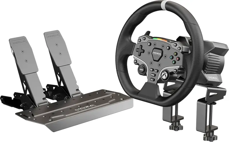 Moza R3 Bundel Racestuur + Pedalen