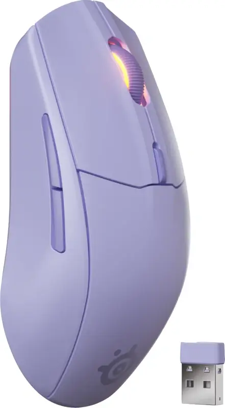 SteelSeries Rival 3 Gen 2 Draadloze Gaming Muis Lavendel