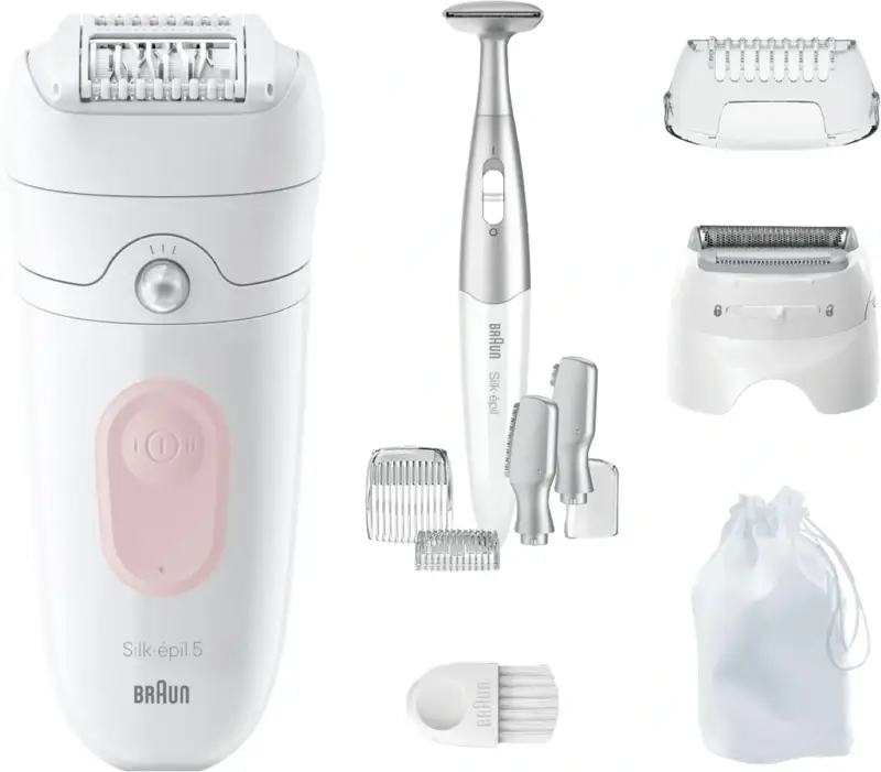 Braun Silk·épil 5 5-230 Wit/Flamingo