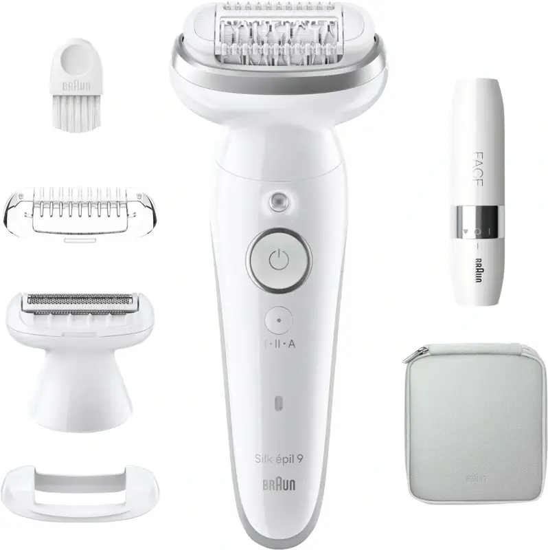 Braun Silk·épil 9 9-341 Wit/Zilver