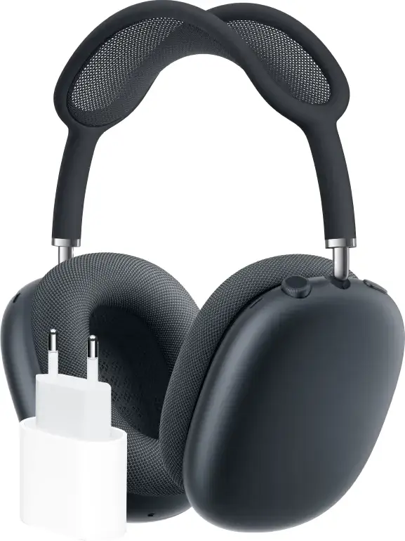 Apple AirPods Max Zwart + Apple Usb C Oplader 20W