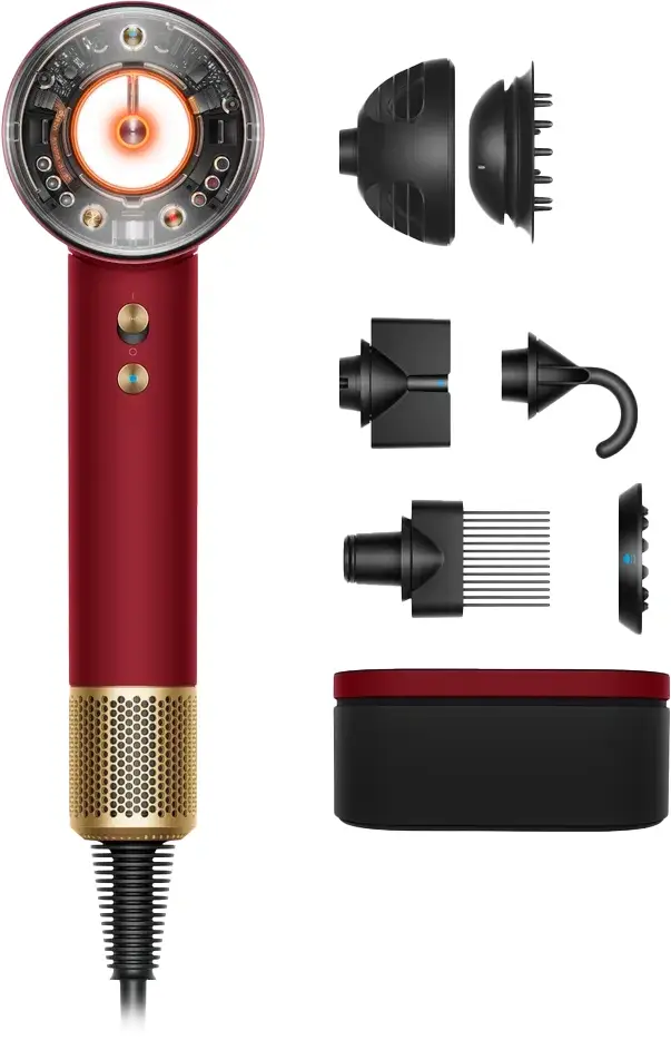Dyson Supersonic Nural Red Velvet/Goud