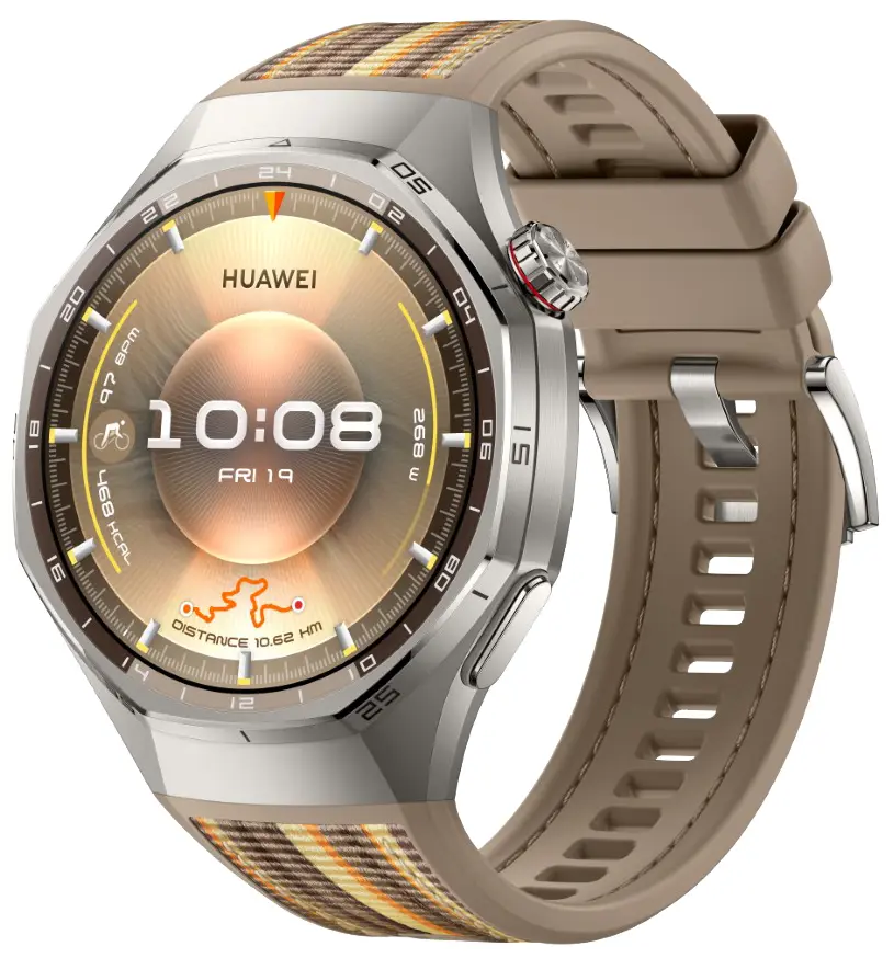 Huawei Watch GT 6 Pro 46 mm Zilver/Bruin