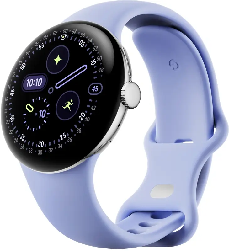 Google Pixel Watch 4 Zilver/Paars 41 mm