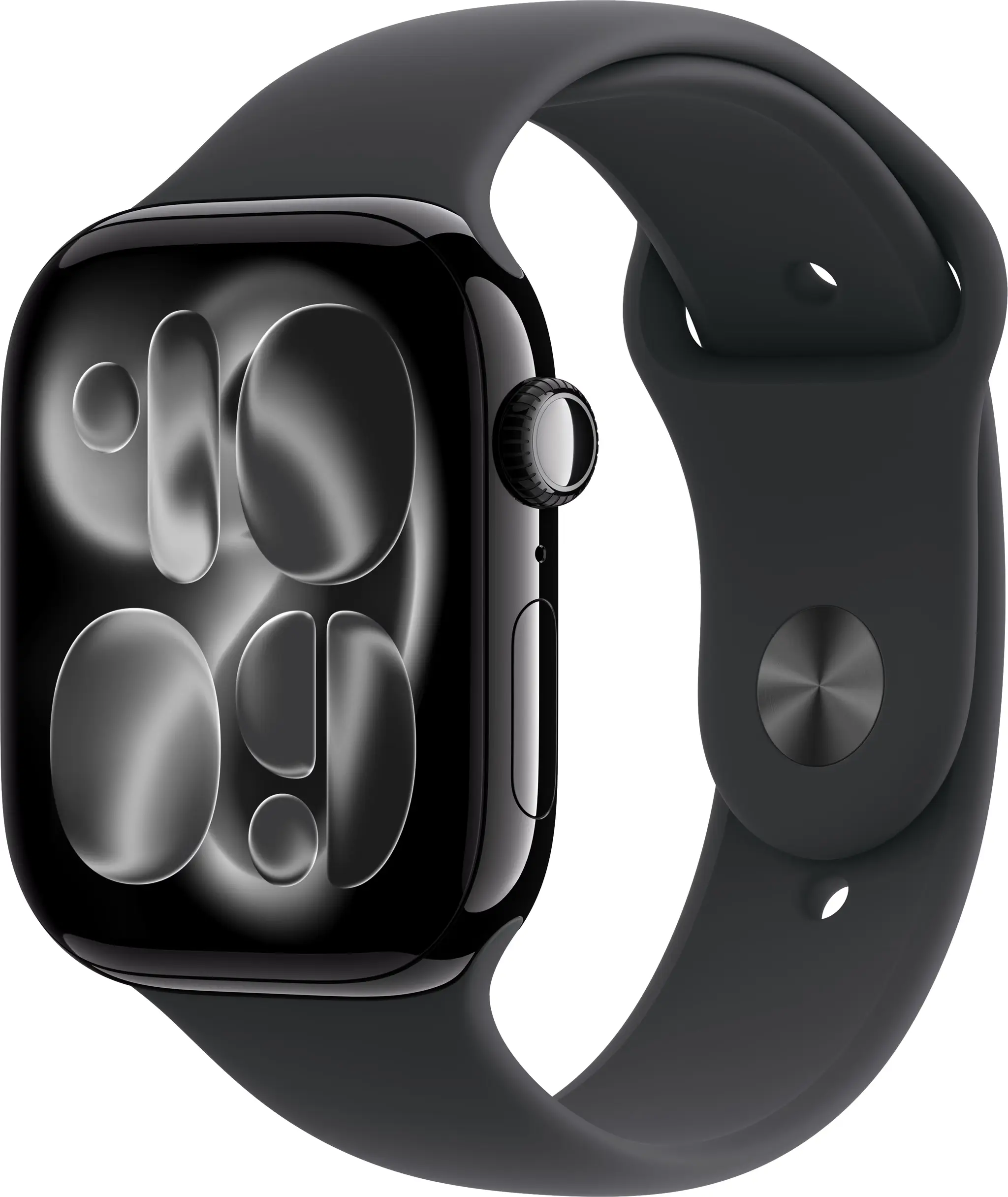 Apple Watch Series 11 Cellular 46mm  Zwart Sportband S/M