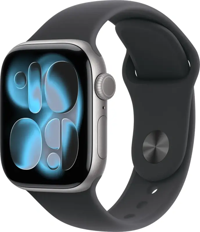 Apple Watch Series 11 42mm Grijs Sportband S/M