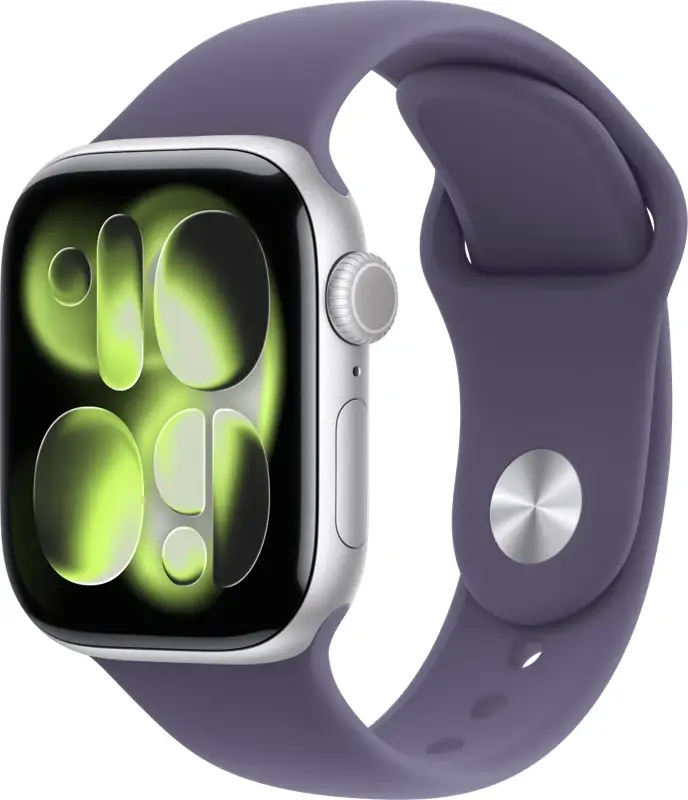 Apple Watch Series 11 42mm Zilver Sportband M/L