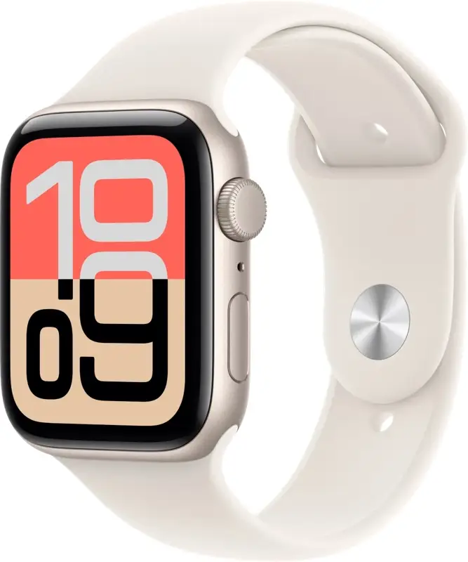 Apple Watch SE 3 44mm Starlight Sportband S/M