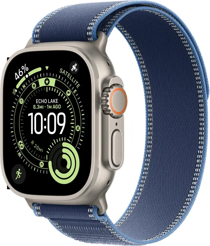 Apple Watch Ultra 3 Cellular 49mm Natural Trail Band M/L