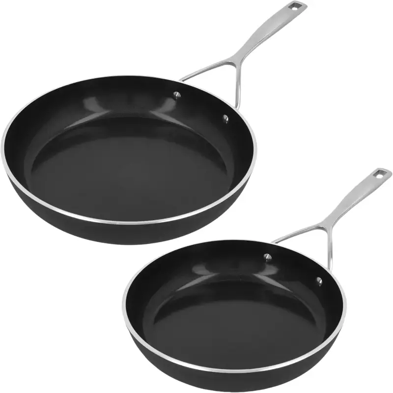 Demeyere Alu Industry 3 Ceraforce Koekenpannenset 24 + 28 cm