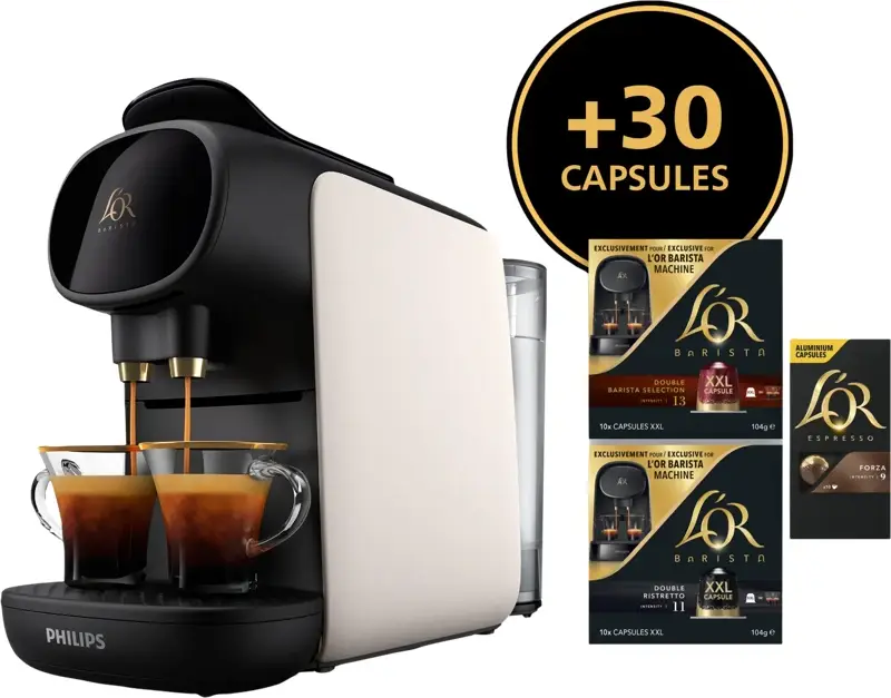 Philips L`OR Barista Sublime LM9012/03 Wit met 30 capsules