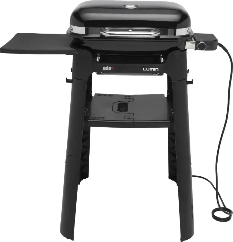 Weber Lumin Zwart met Onderstel