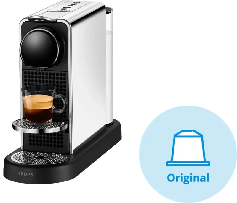Krups Nespresso CitiZ Platinum XN610D RVS