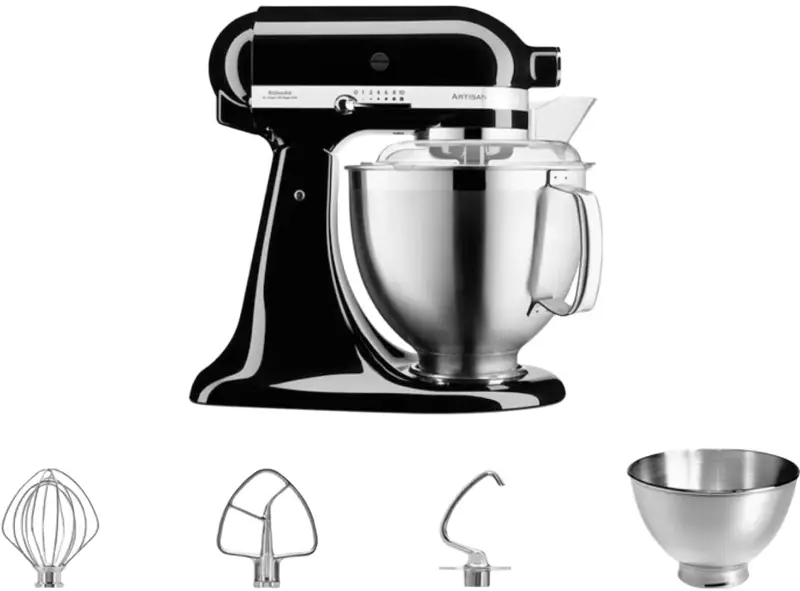 KitchenAid 5KSM185PSEOB Onyx Zwart