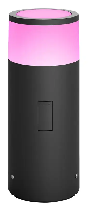 Philips Hue Calla sokkellamp White and Color zwart laag uitbreiding