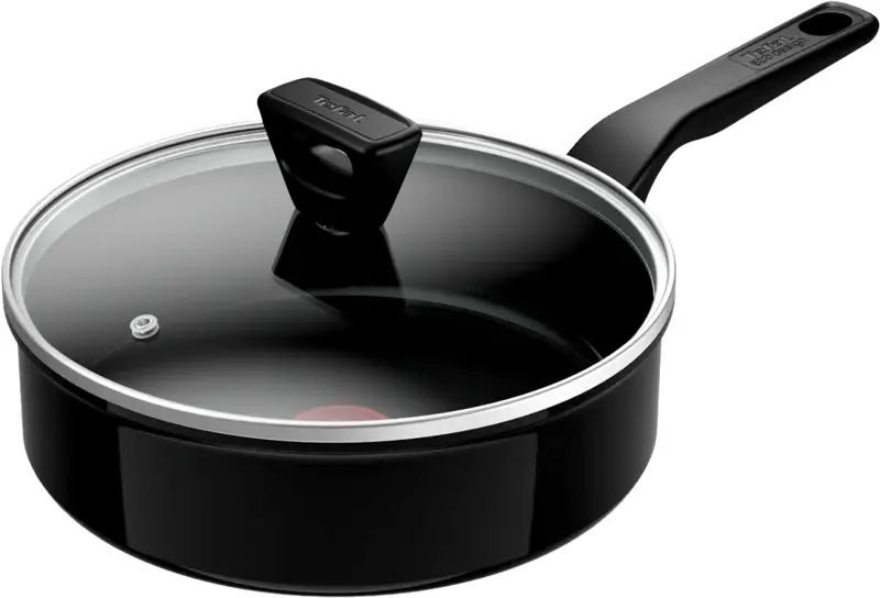 Tefal Renew Black Keramische Hapjespan 24 cm + deksel