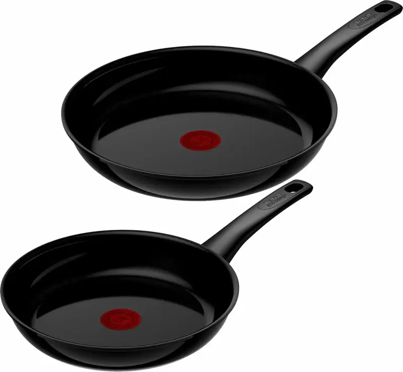 Tefal Renew On Keramische koekenpannenset 24 + 28 cm Zwart