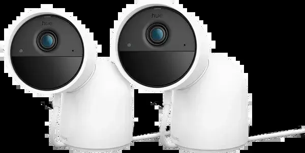 Philips Hue Secure desktop beveiligingscamera Wit 2-pack
