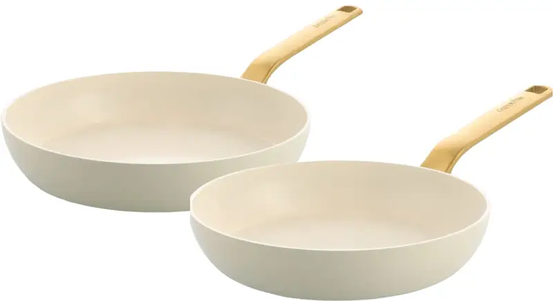 Greenpan Evolution Koekenpannenset 24 + 28 cm Cream White