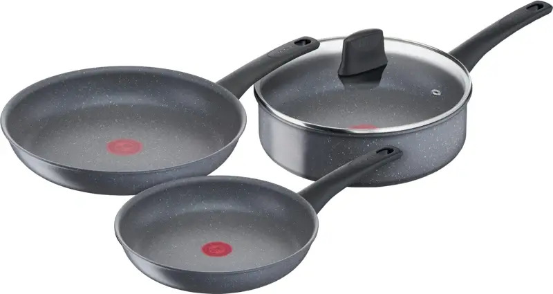 Tefal Healthy Chef Koekenpannenset 24 + 28 cm + hapjespan 24 cm + deksel