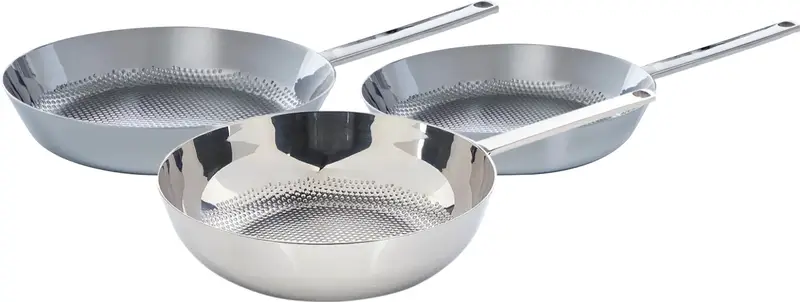 BK Conical Koekenpannenset 24 + 28 cm + Wokpan 30 cm