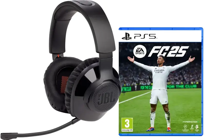 JBL Quantum 350 Wireless + EA Sports FC 25 PS5