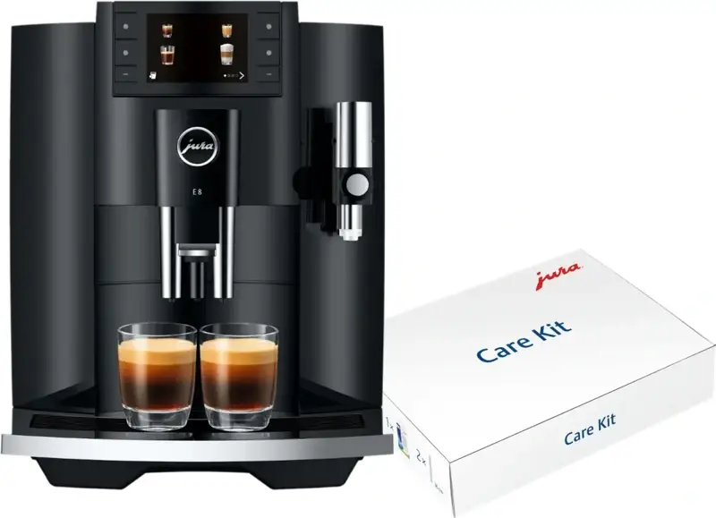 JURA E8 Piano Black (EC) + Onderhoudspakket