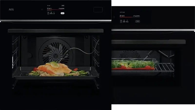 AEG TB8SB73ZAB SteamPro + AEG TK8NK72WB MealAssist CombiQuick