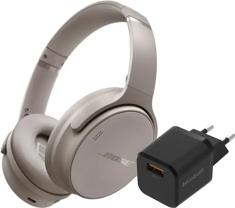 Bose QuietComfort Headphones Beige + Oplader