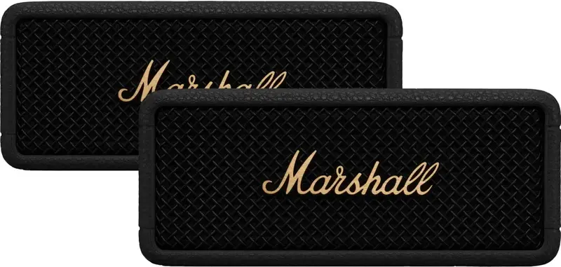 Marshall Emberton III BT Black & Brass Duo Pack