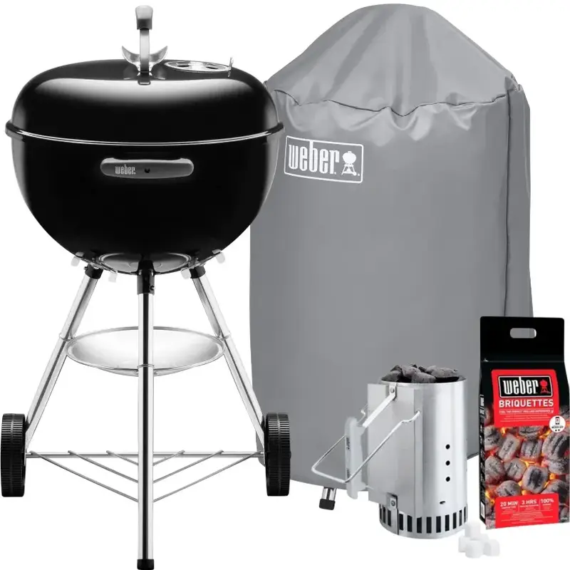 Weber Bar-B Kettle 47 cm Zwart Starterspakket