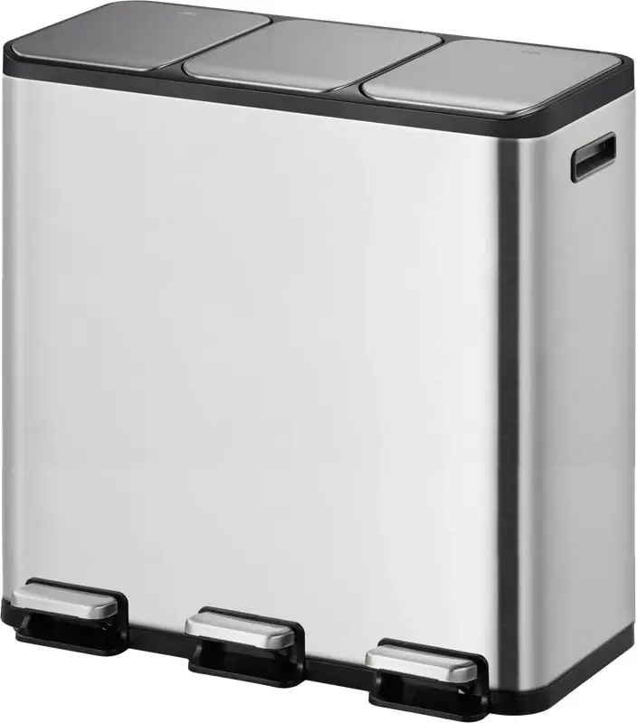 EKO EcoCasa II 3 x 15 Liter Mat Rvs