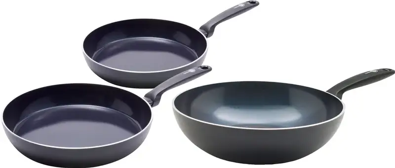 GreenPan Torino Keramische koekenpannenset 24 + 28 cm + Wokpan 28 cm