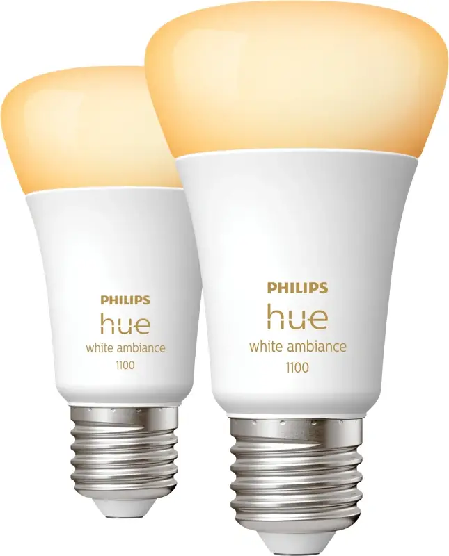 Philips Hue White Ambiance E27 1100lm Duo pack