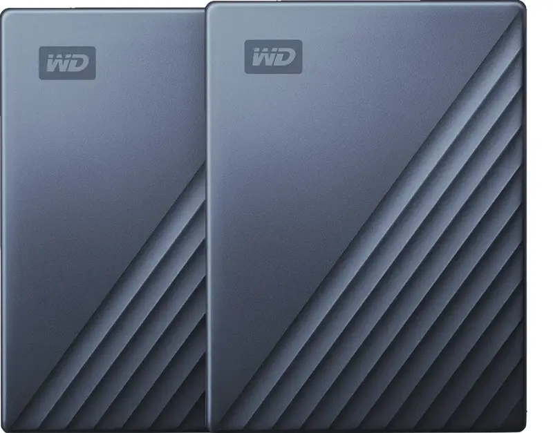 WD My Passport for Mac Type C 2TB Blauw - Duo pack