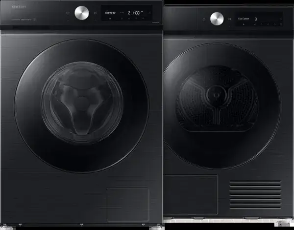 Samsung WW90DB7U94GBU3 AI Wash + Samsung DV90DB7845GBU3 QuickDrive