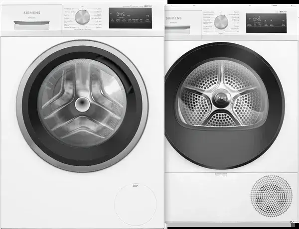 Siemens WM14N208NL + Siemens WT45H20ONL