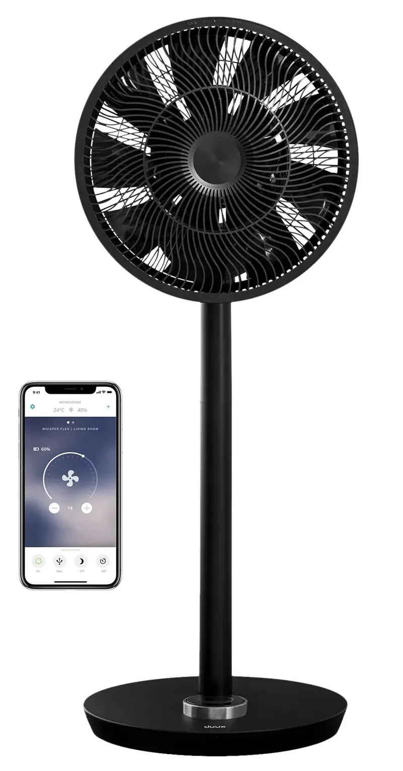 Duux Whisper Flex Smart Zwart (zonder accu)
