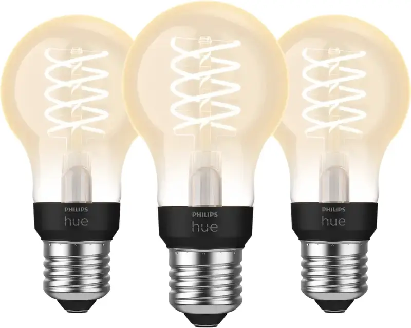 Philips Hue Filamentlamp White Standaard E27 - 2023 - 3-pack