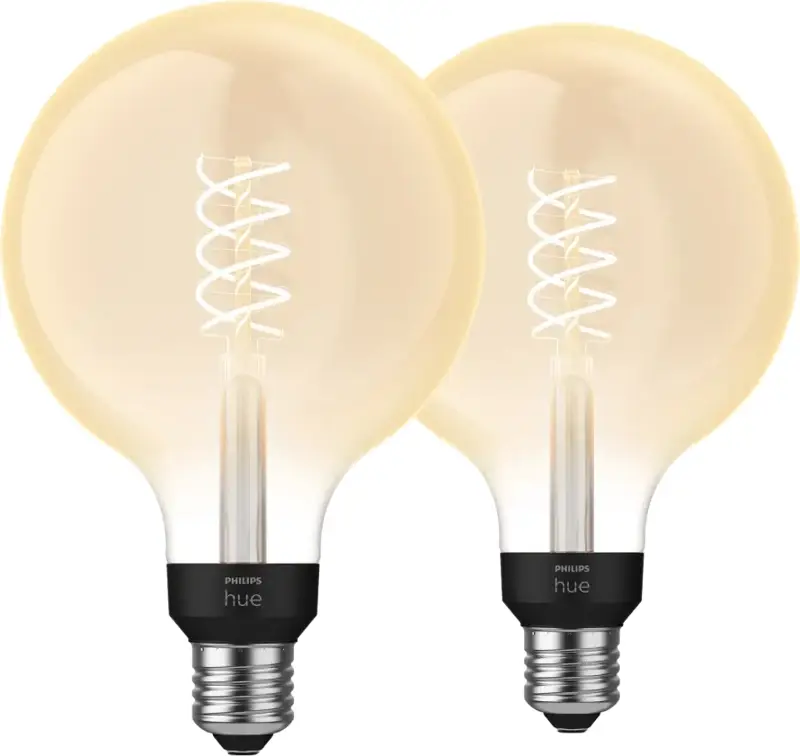 Philips Hue Filamentlamp White Globe XL E27 - 2023 - 2-pack