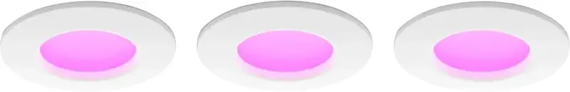 Philips Hue inbouwspot Slim 3-pack  - White and color - 90mm