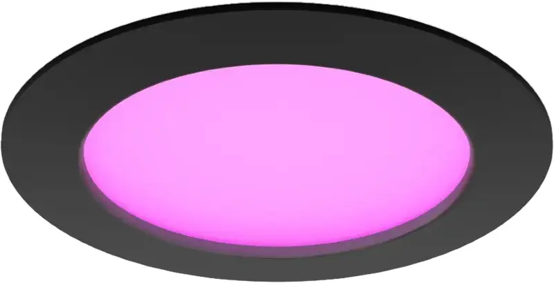 Philips Hue inbouwspot Slim - White and color - 170mm - zwart