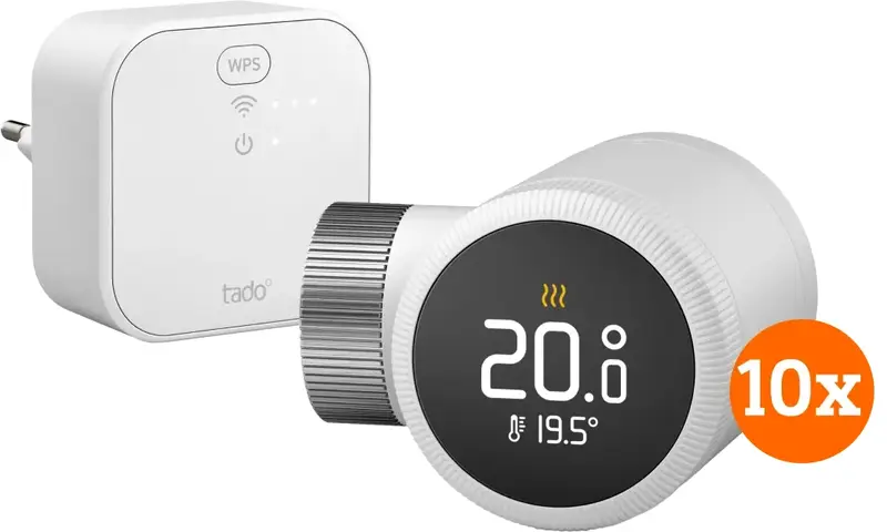 Tado Slimme Radiatorknop X - Startpakket 10-Pack