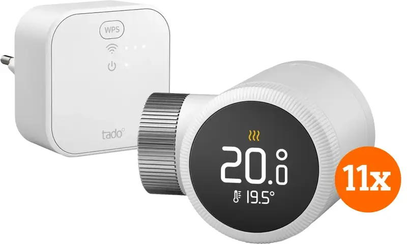 Tado Slimme Radiatorknop X - Startpakket 11-Pack