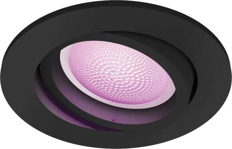 Philips Hue Centura inbouwspot White and Color - rond - Zwart