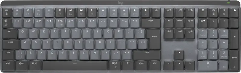 Logitech MX Mechanical Draadloos Toetsenbord Metaal