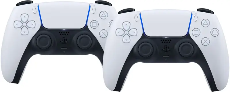 Sony PlayStation 5 DualSense Draadloze Controller Wit Duo Pack