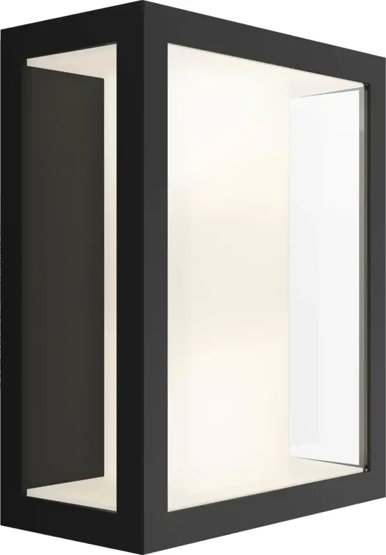 Philips Hue Impress muurlamp White and Color zwart breed