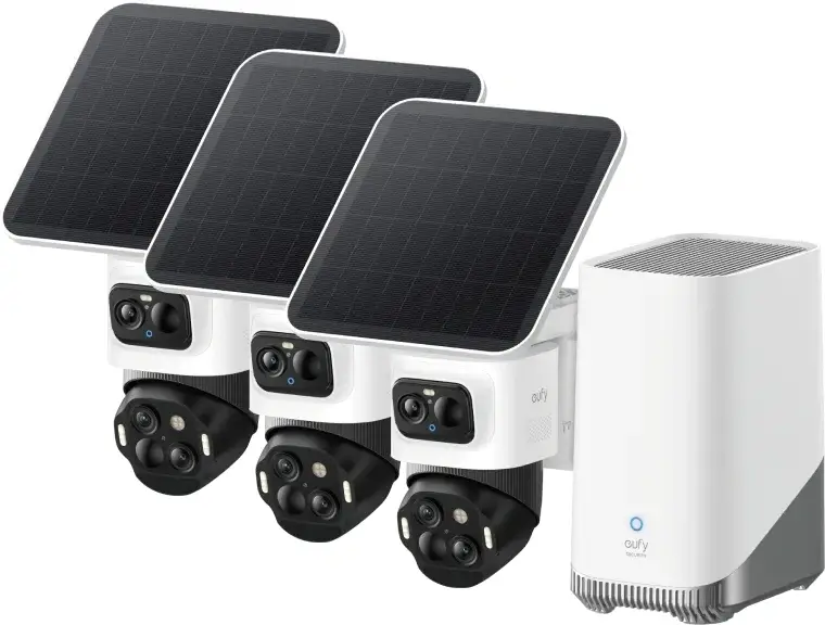 Eufycam S4 3-pack + HomeBase 3